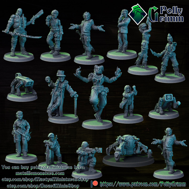 Jean Geshin Impact | 3D Print Fantasy Sci store Fi Dnd Model Kit Tabletop Display