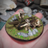 75mm howitzer US paratroopers - 28mm print image