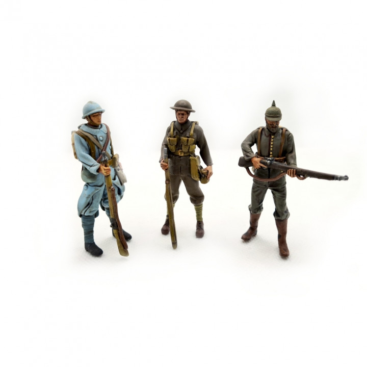 Total war 1915 - Free WW1 soldiers (French, UK, US, German) image