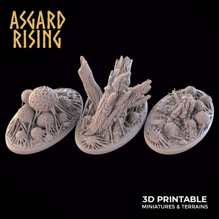 Infested Grounds - 3x 35x60mm Oval Bases image