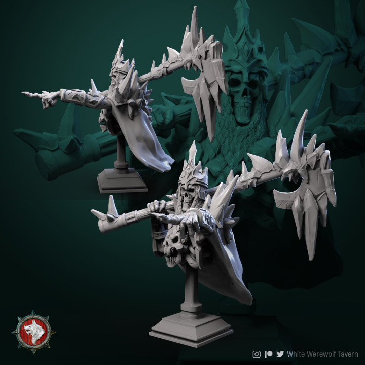 Krovar the Undying bust pre-supported image