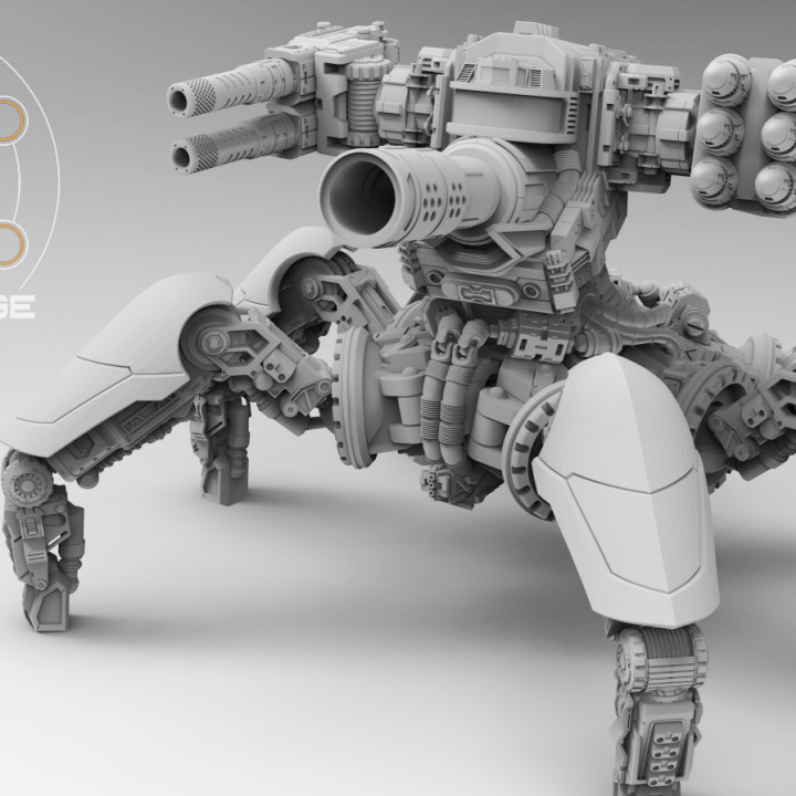 3D Printable Arthropod Dreadnought by Atlan Forge