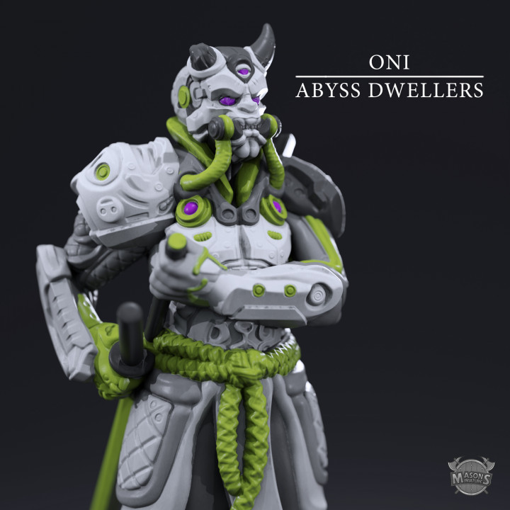 3D Printable Oni - Abyss Dwellers by JHC