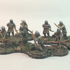 Picture of print of unarmoured Archers x4