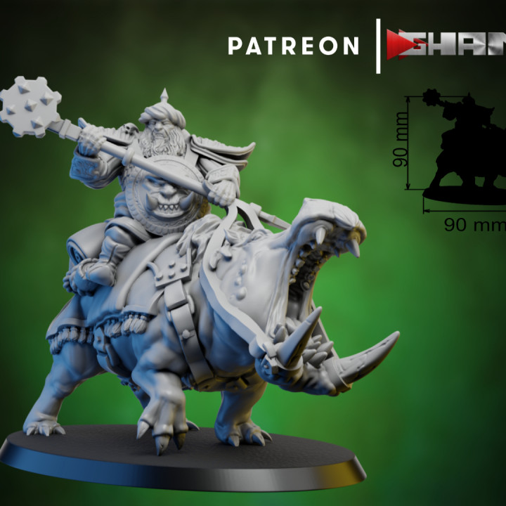 Ogre 2 persian hippo 4 support ready image