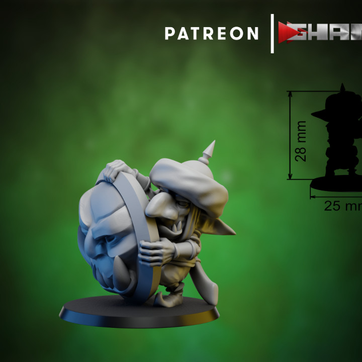 3d Printable Ogre 2 Persian Goblin 3 Support Ready By Ghamak 5575