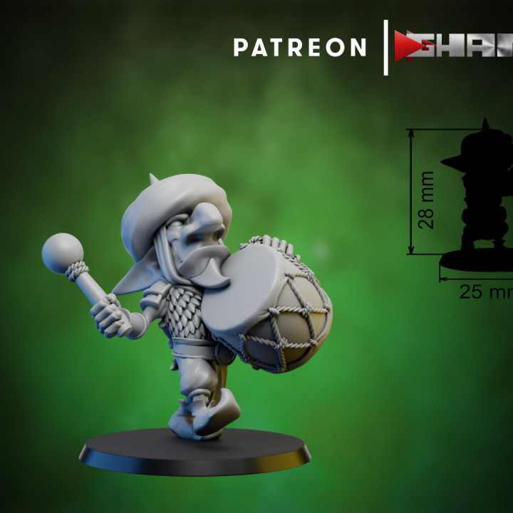 3d Printable Ogre 2 Persian Goblin 5 Support Ready By Ghamak 0267