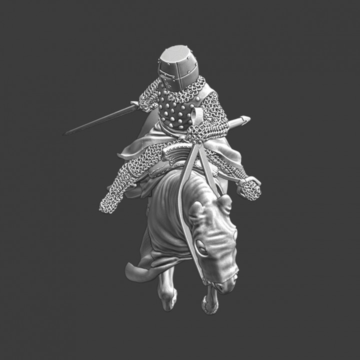 Mounted Danish Crusader Knight image