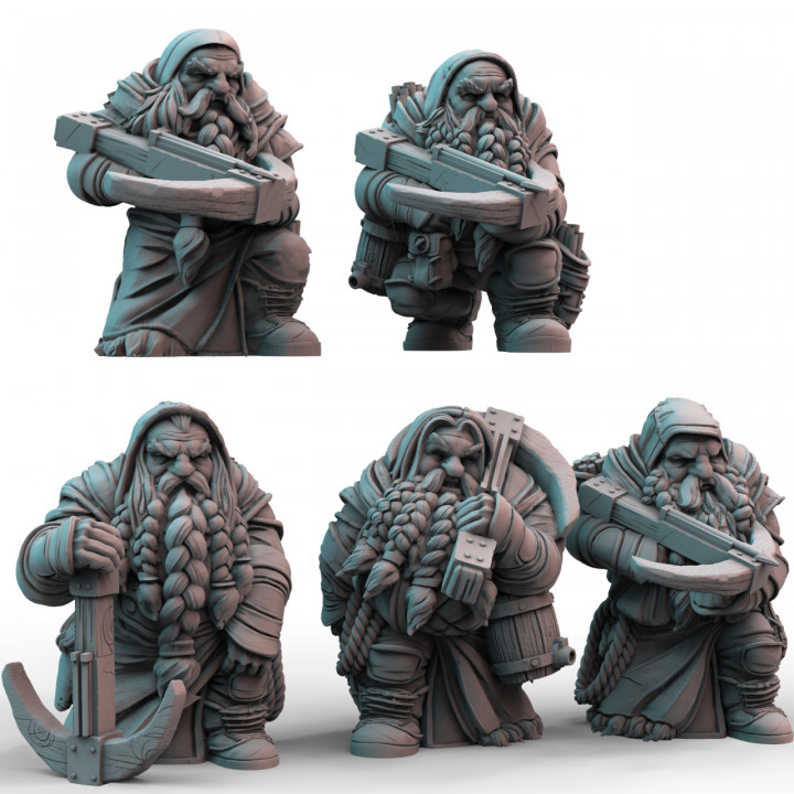 Dwarf Crossbow Unit (pre-supported)