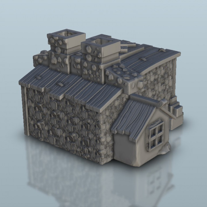 Fantasy city Hall - Medieval scenery terrain wargame image