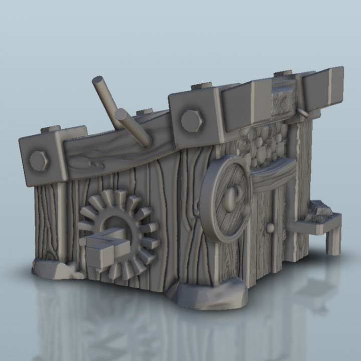 3D Printable Iron mining building - Medieval scenery terrain wargame by ...