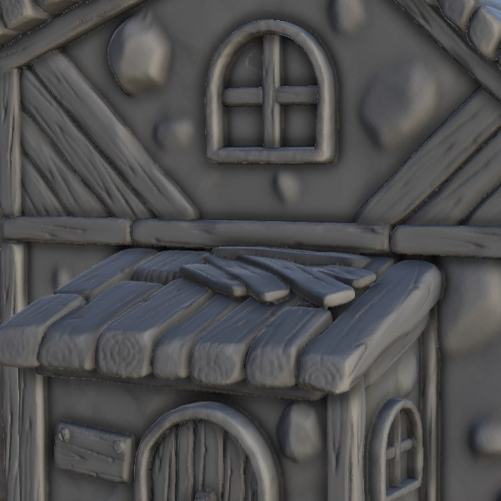 House 11 - Medieval scenery terrain wargame image