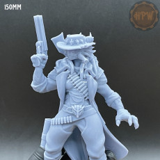 Picture of print of Female Dragonfolk Gunslinger (PRESUPPORTED)