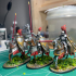 Sunland Knights on Horse - Highlands Miniatures print image