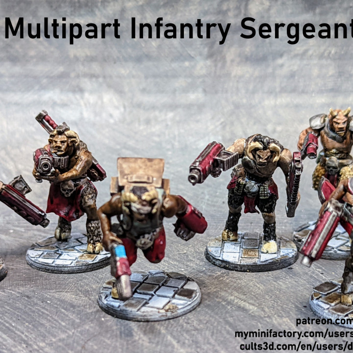Beastmen in Space! Multipart Sergeants image