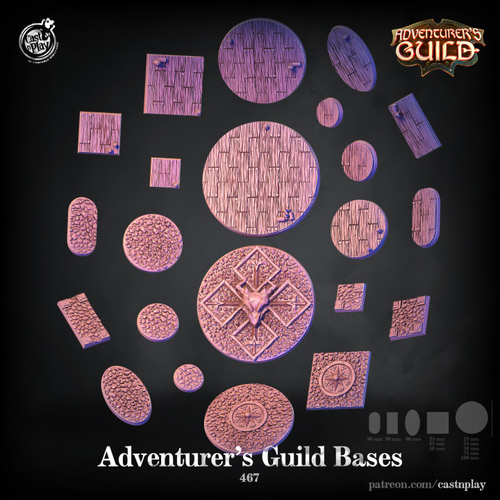 Adventurer's Guild Bases (Pre-Supported) image