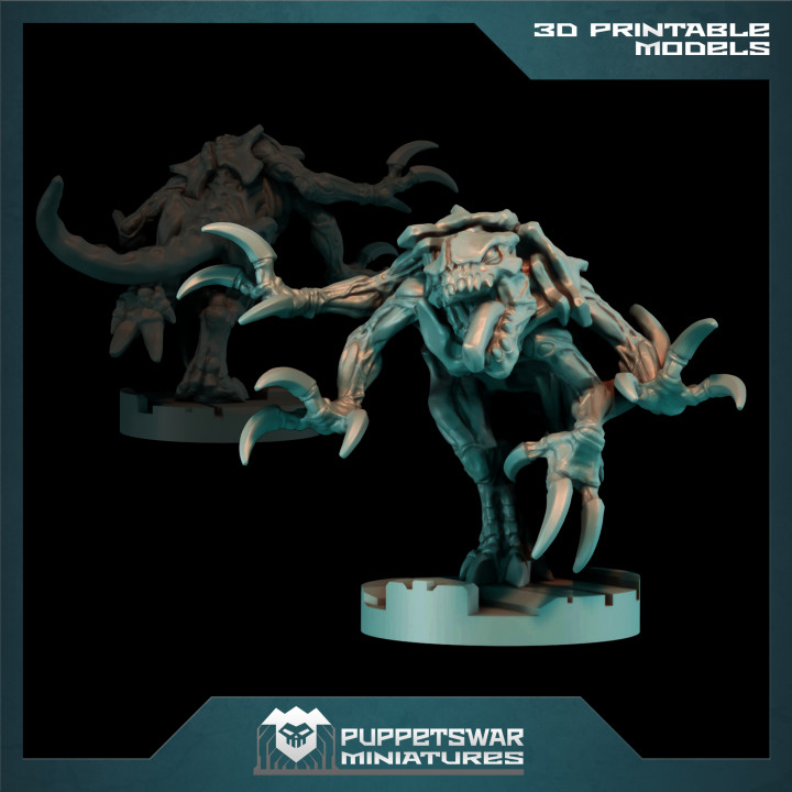 3D Printable Bug Hybrids Pack by Puppetswar Miniatures