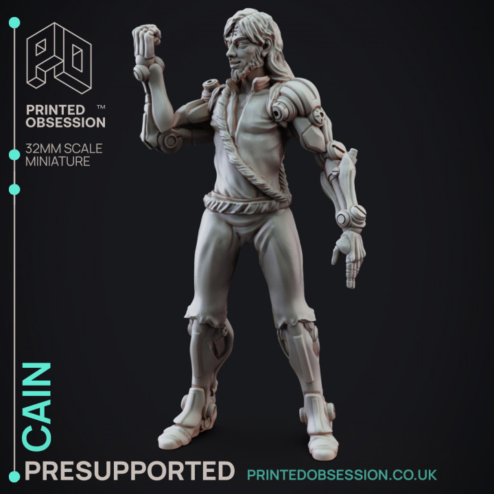 Cain - SCP "The D&D Incursion" - PRESUPPORTED - 32mm Scale image