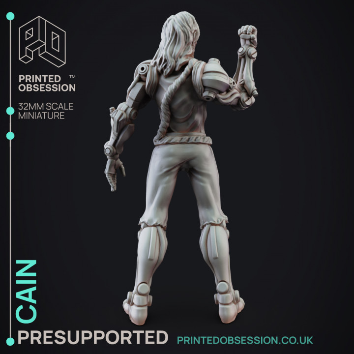 Cain - SCP "The D&D Incursion" - PRESUPPORTED - 32mm Scale image