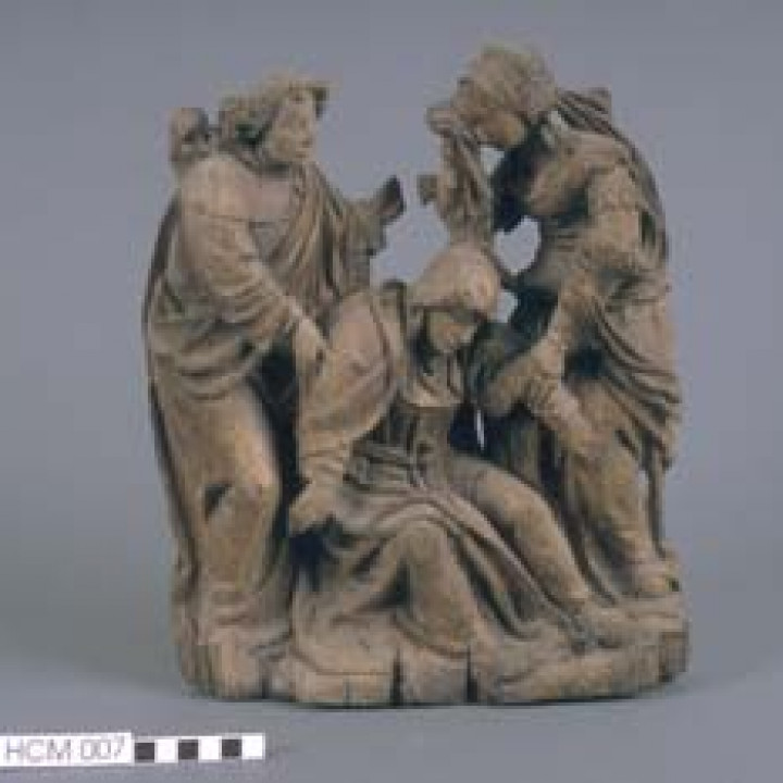 Sculpture of Virgin Mary, St John, Mary Magdalen image