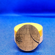 Picture of print of Wotan Temple Base 32mm Set  (pre-supported)