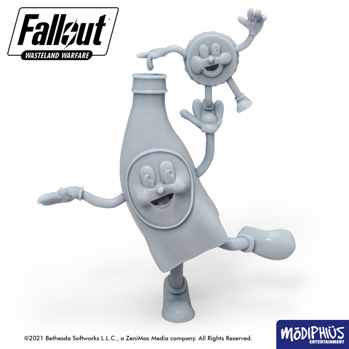 Fallout: Wasteland Warfare - Print at Home - Bottle and Cappy image