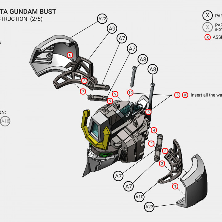 MSZ-006 Zeta Gundam Bust (DEMO) image