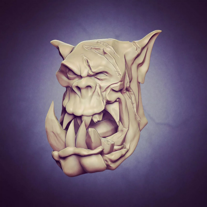 MrModulork's Scar Orc Heads - Set A image