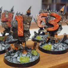 Picture of print of MrModulork's Free Orc Objective Marker Kit