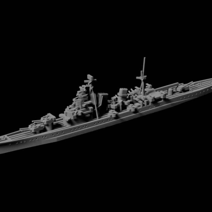3D Printable Aoba Class Cruiser by Lee McColl