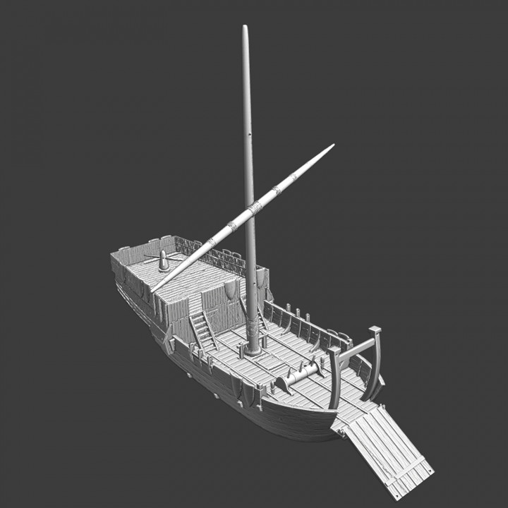 Medieval landing ship image