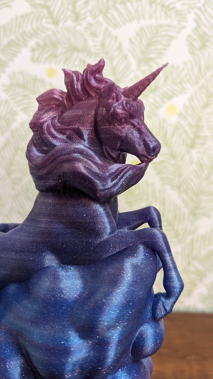 3D Printable Unicorn Dice Tower - SUPPORT FREE! by FatesEnd