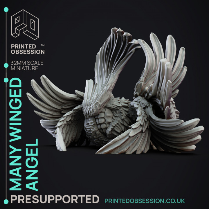 Many Winged Angel - SCP "The D&D Incursion" - PRESUPPORTED - 32mm scale image
