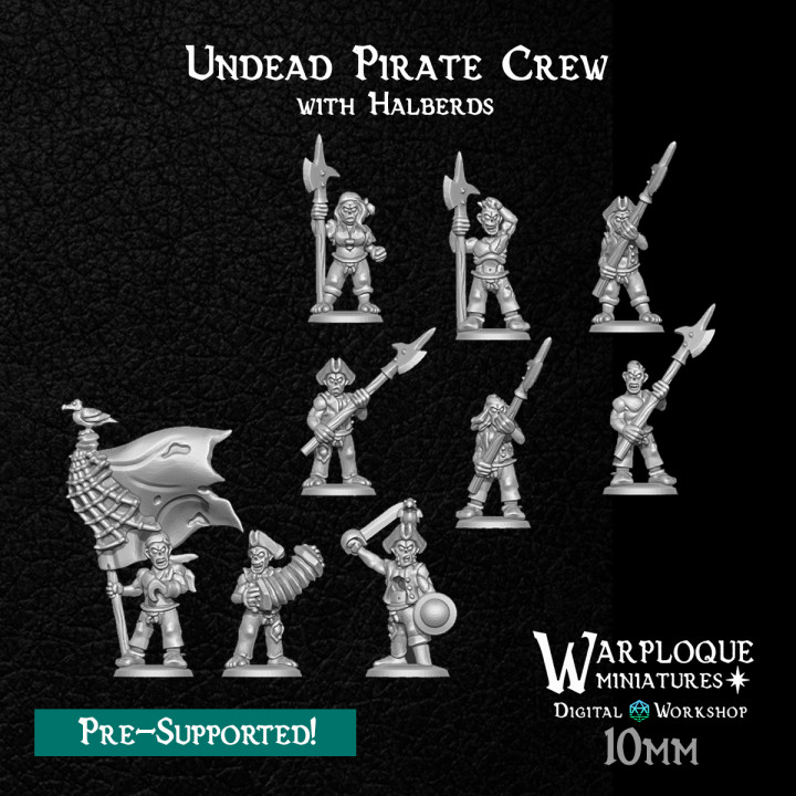 (10mm Scale) Undead Pirate Armada - Army Bundle image
