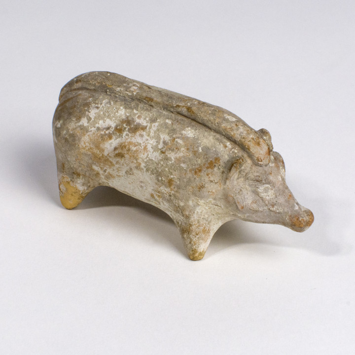 Ceramic figure of a boar image