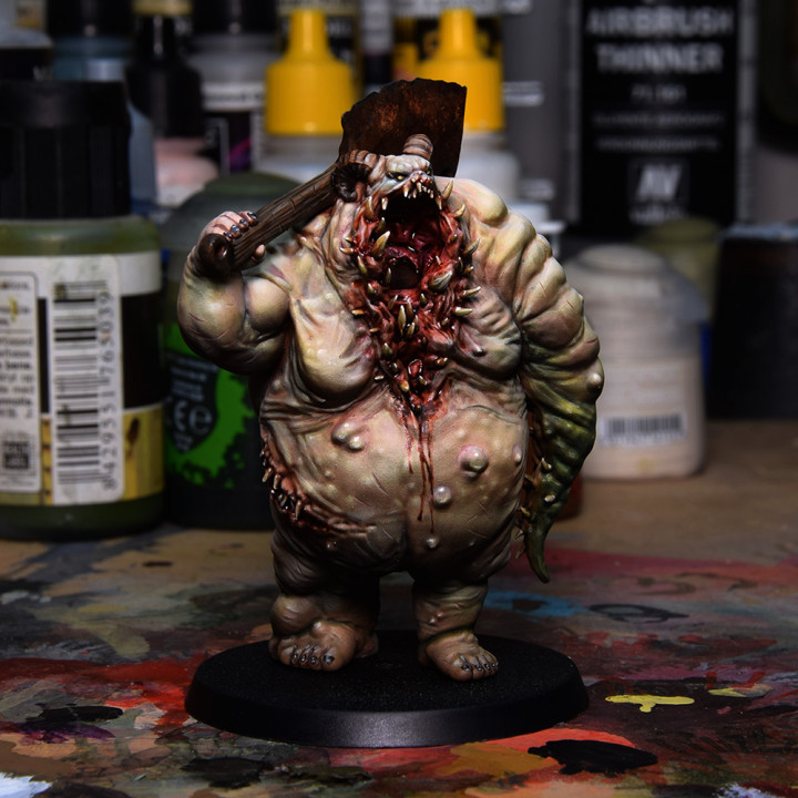 3D Print of Gluttony Demon - Tabletop Miniature by lukaszgrzyb