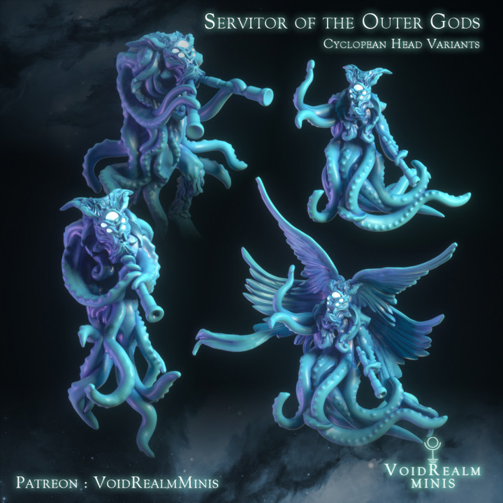 Servitors of the Outer Gods (Cyclops Head Variants) image