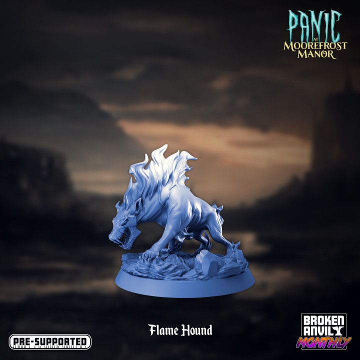 Panic at Moorefrost Manor - Flame Hound image