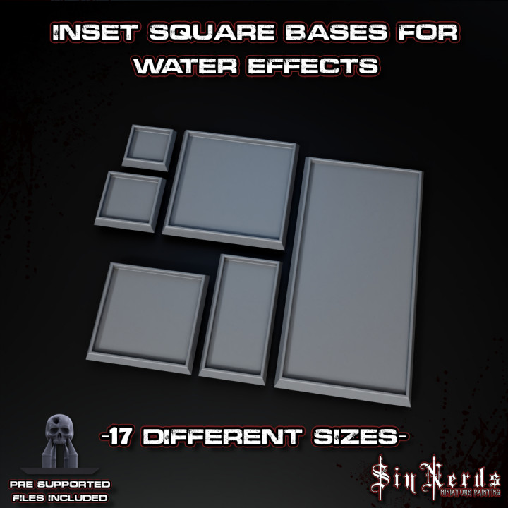 Inset Square Bases for Water Effects image