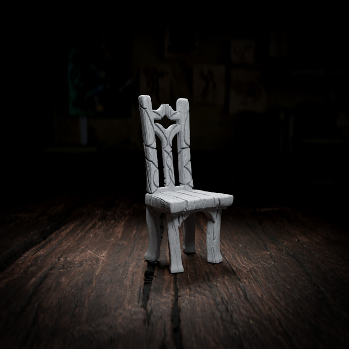 Alchemy Table and Chair - Prop | The Call of the Necromancer image