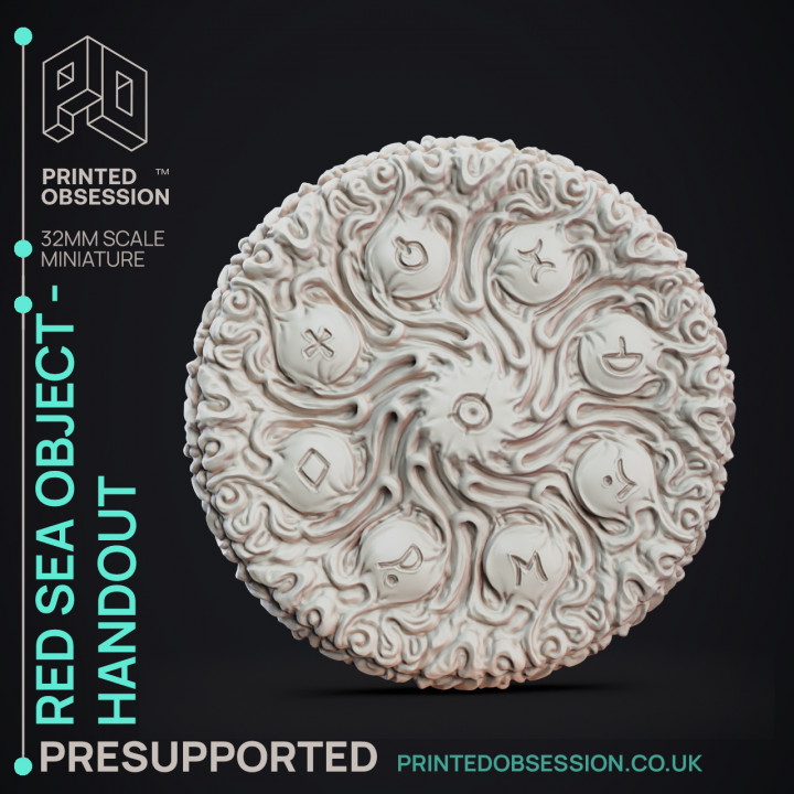 Red Sea Object - SCP "The D&D Incursion" - PRESUPPORTED - 32mm Scale image