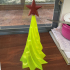 Spiraled Christmas Tree, Vase Mode, Christmas Decor by Slimprint print image
