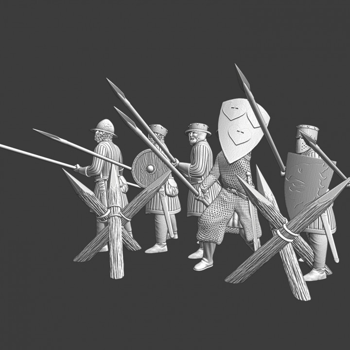 Medieval infantry formation : Bundle #1 image