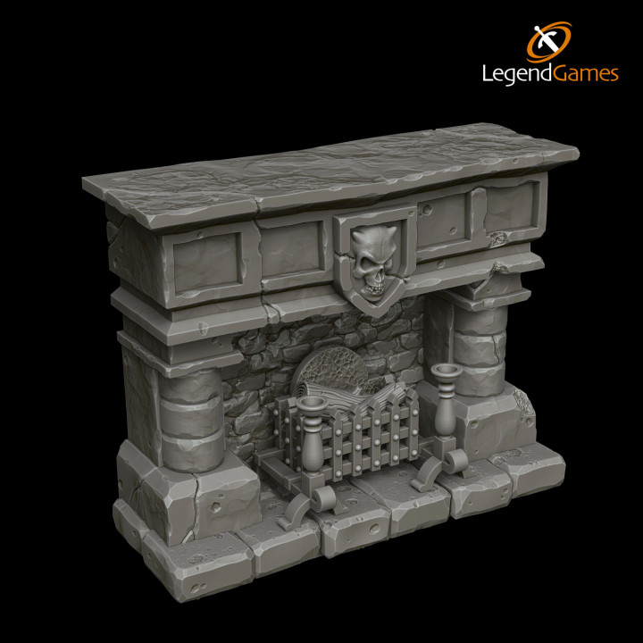 LegendGames Dungeon Fireplace image