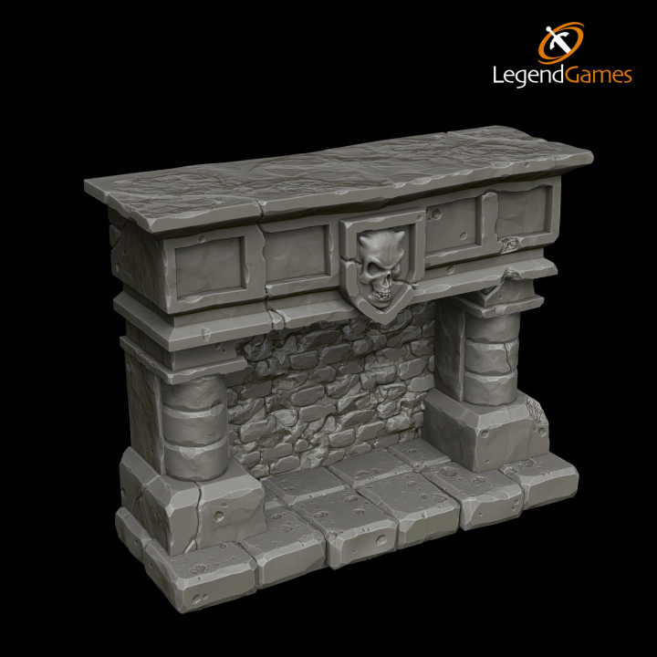 LegendGames Dungeon Fireplace image