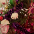 Elephant Christmas ornament print image