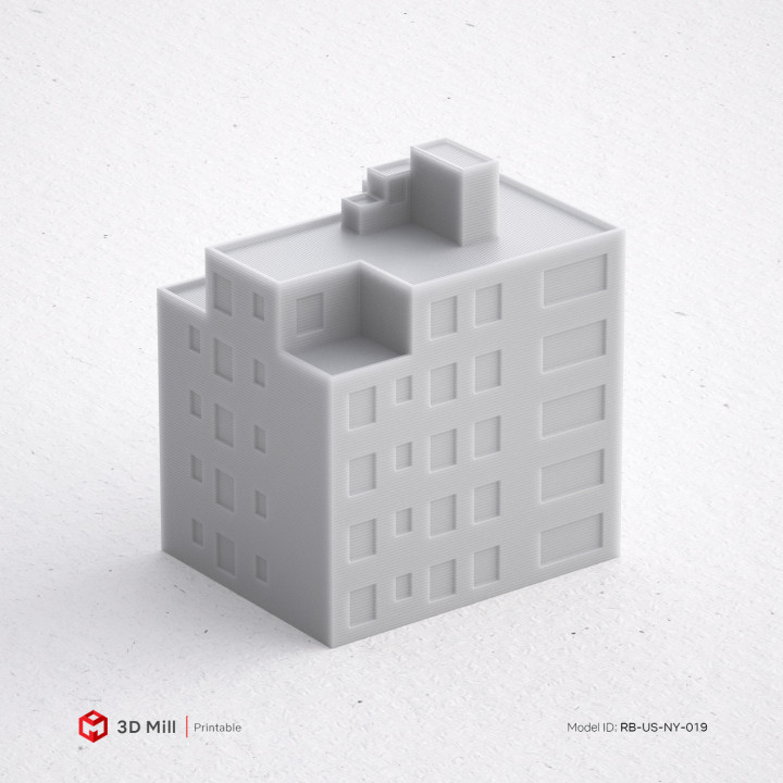 3D Print miniature building RB-US-NY-019 image