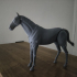 1:12 Scale Horse Poseable Figure print image