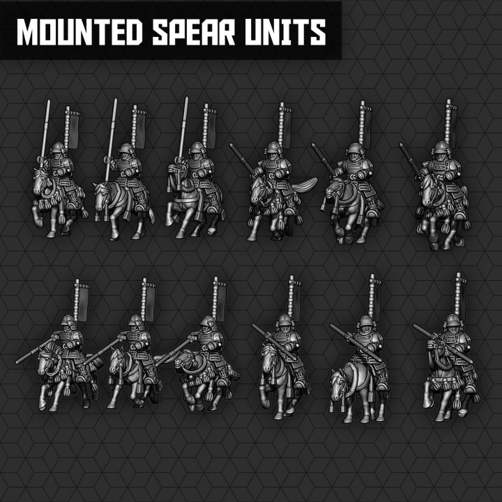 Samurai Mounted Spearmen Units image