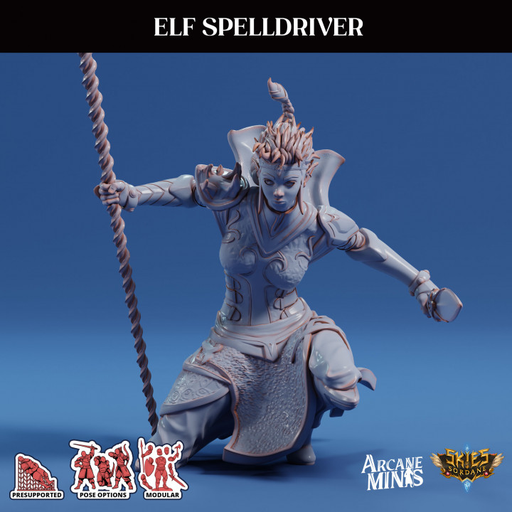 3D Printable Elf Spelldriver by Sordane Publishing 3D Printable Elf Spelldriver by Sordane Publishing